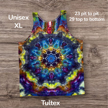 Load image into Gallery viewer, XL tank,  mandala tie dye
