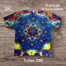 Load image into Gallery viewer, 3XL Tshirt, mandala tie dye
