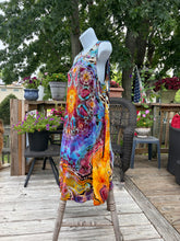 Load image into Gallery viewer, Ladies large dress, reverse tie dye
