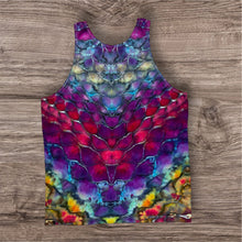 Load image into Gallery viewer, XL tank,  tie dye design
