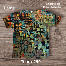 Load image into Gallery viewer, Large Tshirt, reverse tie dye

