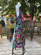 Load image into Gallery viewer, Ladies large dress, reverse tie dye
