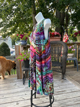Load image into Gallery viewer, Ladies large dress, reverse tie dye
