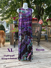Load image into Gallery viewer, Ladies XL dress, reverse tie dye
