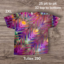 Load image into Gallery viewer, 2XL Tshirt, tie dye design
