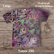 Load image into Gallery viewer, Large Tshirt, tie dye design
