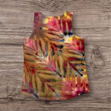 Load image into Gallery viewer, Ladies Large tank, tie dye design

