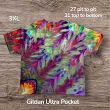 Load image into Gallery viewer, 3XL Tshirt, tie dye design

