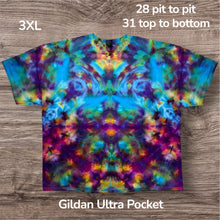 Load image into Gallery viewer, 3XL Tshirt, tie dye design
