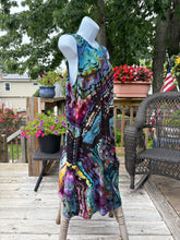Load image into Gallery viewer, Ladies large dress, reverse tie dye
