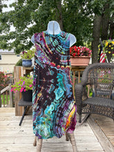 Load image into Gallery viewer, Ladies large dress, reverse tie dye
