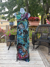 Load image into Gallery viewer, Ladies large dress,  reverse tie dye
