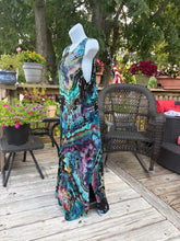 Load image into Gallery viewer, Ladies large dress,  reverse tie dye
