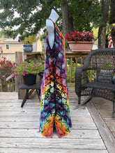 Load image into Gallery viewer, Ladies large dress,  reverse tie dye
