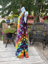 Load image into Gallery viewer, Ladies large dress,  reverse tie dye
