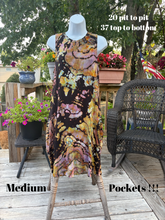 Load image into Gallery viewer, Ladies Medium dress, reverse tie dye
