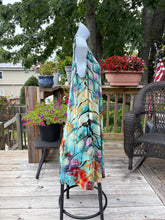 Load image into Gallery viewer, Ladies Medium dress, reverse tie dye
