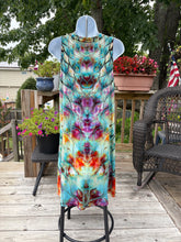 Load image into Gallery viewer, Ladies Medium dress, reverse tie dye
