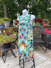 Load image into Gallery viewer, Ladies Medium dress, reverse tie dye
