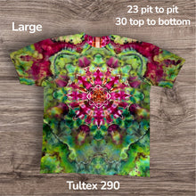 Load image into Gallery viewer, Large Tshirt, mandala tie dye
