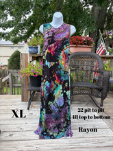 Load image into Gallery viewer, Ladies XL dress, reverse tie dye

