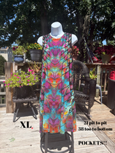 Load image into Gallery viewer, Ladies XL dress, reverse tie dye
