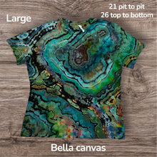 Load image into Gallery viewer, Ladies Large Tshirt,  reverse tie dye
