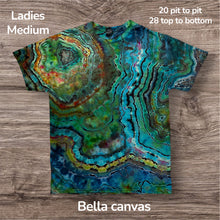 Load image into Gallery viewer, Ladies Medium Tshirt, reverse tie dye
