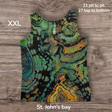 Load image into Gallery viewer, Ladies XXL tank, reverse tie dye
