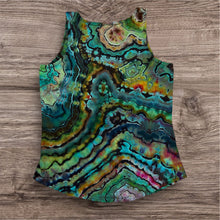 Load image into Gallery viewer, Ladies Medium tank,  reverse tie dye
