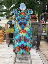 Load image into Gallery viewer, Ladies XL dress, reverse tie dye
