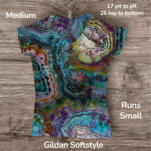 Load image into Gallery viewer, Ladies Medium Tshirt, reverse tie dye

