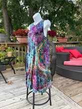 Load image into Gallery viewer, Ladies Medium dress, reverse tie dye
