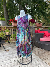 Load image into Gallery viewer, Ladies Medium dress, reverse tie dye
