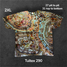 Load image into Gallery viewer, 2XL Tshirt, geode tie dye
