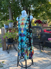Load image into Gallery viewer, Ladies large dress, reverse tie dye
