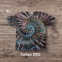 Load image into Gallery viewer, XL Tshirt, spiral tie dye
