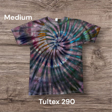 Load image into Gallery viewer, Medium Tshirt, spiral tie dye
