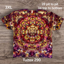 Load image into Gallery viewer, 3XL Tshirt, mandala tie dye
