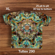 Load image into Gallery viewer, XL Tshirt, mandala tie dye
