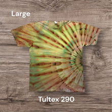 Load image into Gallery viewer, Large Tshirt, tie dye design
