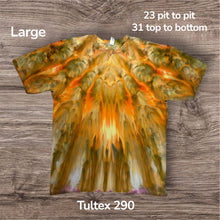 Load image into Gallery viewer, Large Tshirt, tie dye design
