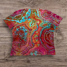 Load image into Gallery viewer, Ladies XL Tshirt ,  geode tie dye
