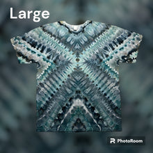 Load image into Gallery viewer, Adult Large Tshirt, prism tie dye
