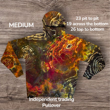 Load image into Gallery viewer, Medium pullover sweatshirt, geode tie dye
