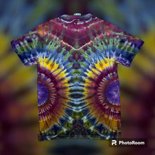 Load image into Gallery viewer, Adult Small Tshirt, mandala tie dye
