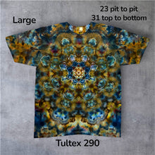 Load image into Gallery viewer, Large Tshirt, mandala tie dye
