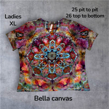 Load image into Gallery viewer, Ladies XL Tshirt ,  mandala tie dye
