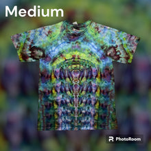 Load image into Gallery viewer, Adult medium Tshirt, mandala tie dye
