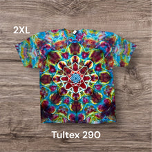 Load image into Gallery viewer, 2XL Tshirt, mandala tie dye
